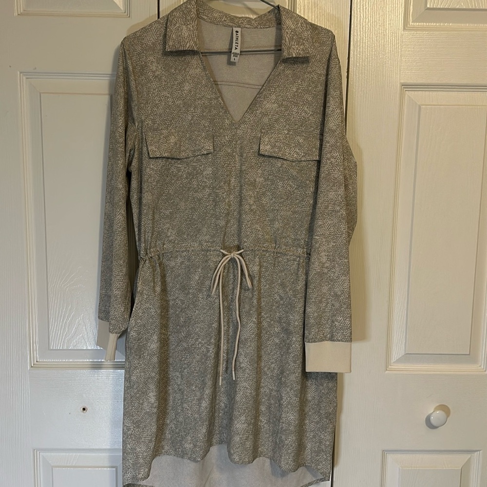 Athleta Zumba Dress in Snakeskin